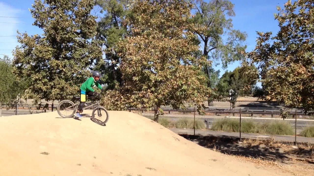 Angel's first time on Pleasanton Bike / BMX Park YouTube