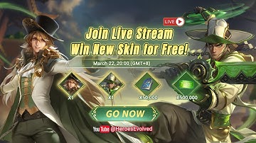 New Skin Galahad - Oasis Scimitarman &  Zorro - Gallant Swordsman - Heroes Evolved Official Stream