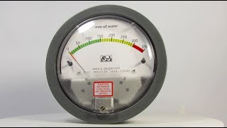 PRMD | Differential Pressure Gauge, Low Differencial Pressure, Customized Panel