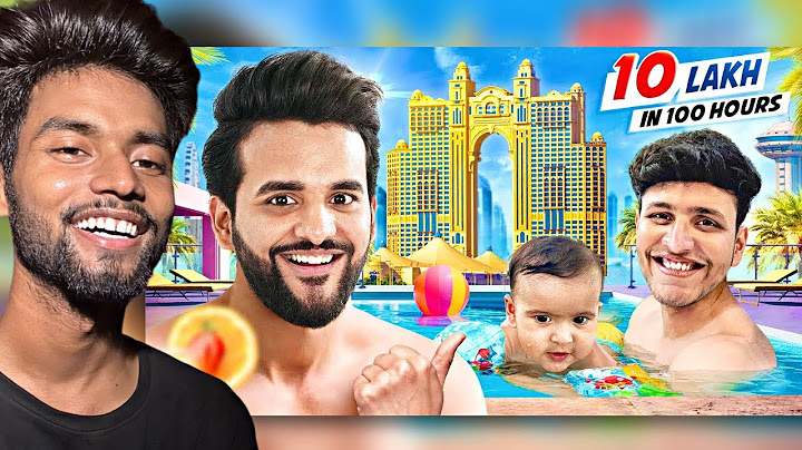 I Spend Rs10,00,000 in 100 Hours with @triggeredinsaan ( Reaction Boy Krish )