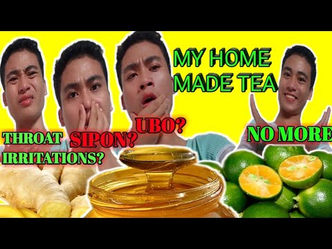 HOME MADE TEA: KALAMANSI, LUYA AT HONEY PARA SA UBO AT SIPON. - YouTube