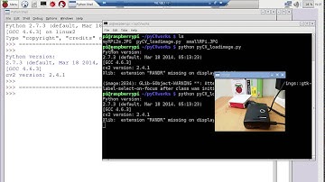 Raspberry Pi + Python/OpenCV, load and display image