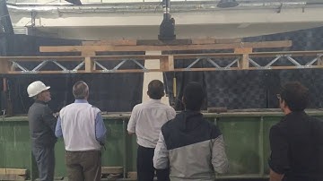 Timber and Steel Composite Beam Bending Test