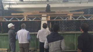 Timber and Steel Composite Beam Bending Test