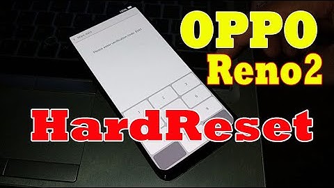 OPPO Reno 2 HardReset | How To  Factory Reset OPPO Reno2