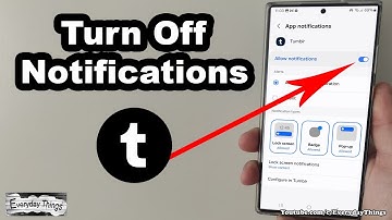 How to Turn Off Notifications on Tumblr App (Android)
