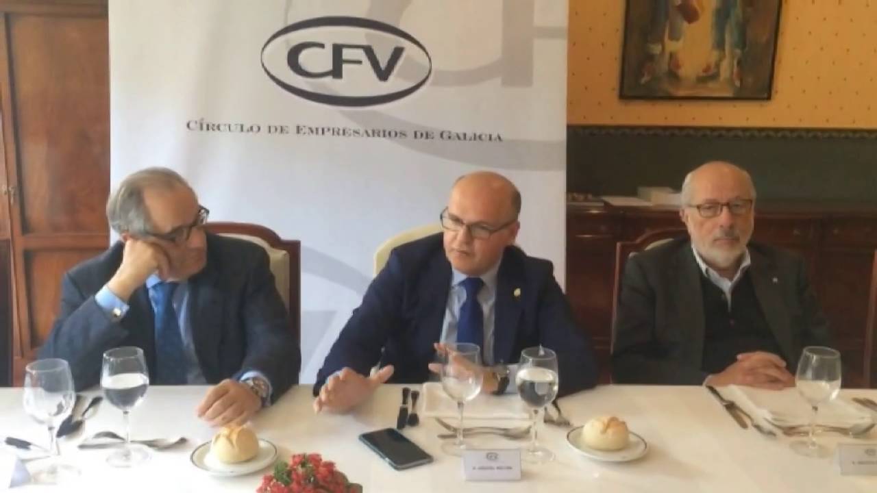 Baltar en el círculo de empresarios de Galicia  Vigo