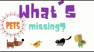 What's Missing? Pets