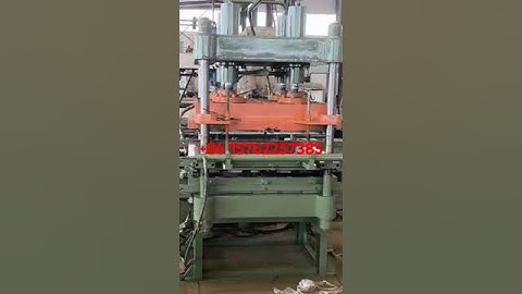 2 working layers rubber floor tiles vulcanizing press machine for my Romania customer