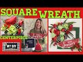 Dollar Tree Square Wreath Form DIY | Watermelon Wreath Summer | Watermelon Centerpiece