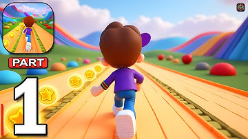 Kooply Run: Subway Craft - Gameplay Walkthrough Part 1 - Kooply Subway Run (Android, iOS)