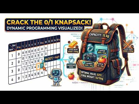 0/1 Knapsack Explained Clearly: The DP Pattern of Take or Skip