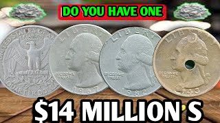 ULTRA RARE u0026 MOST VALUABLE WASHINGTON QUARTER DOLLAR COINS THAT COULD MAKE YOU A MILIONAIRE! TOP 3