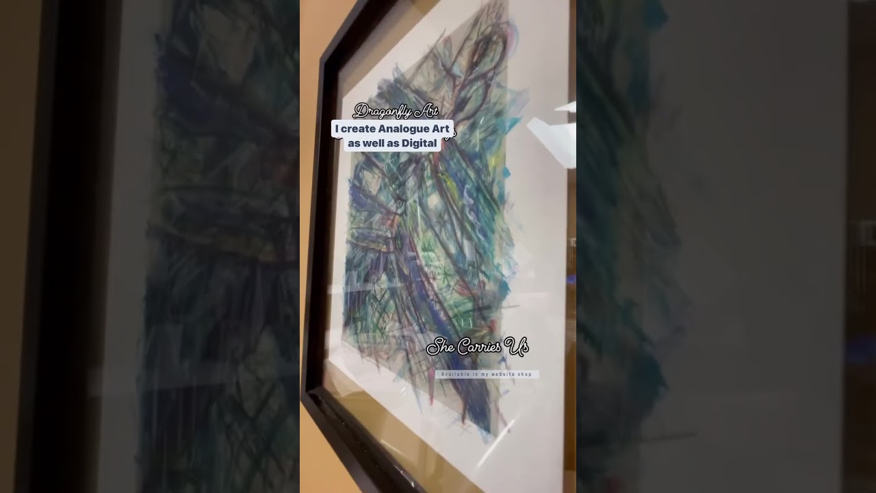 Dragonfly Print I create analog and digital art 