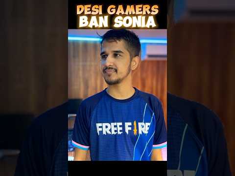 Desi gamer ban Sonia 😱 - para SAMSUNG,A3,A5,A6,A7,J2,J5,J7,S5,S6,S7,S9,A10,A20,A30,A50,A70#shorts
