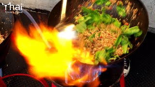 Thai Basil Pork, Chicken | Pad Gaprao | Thai Street Food