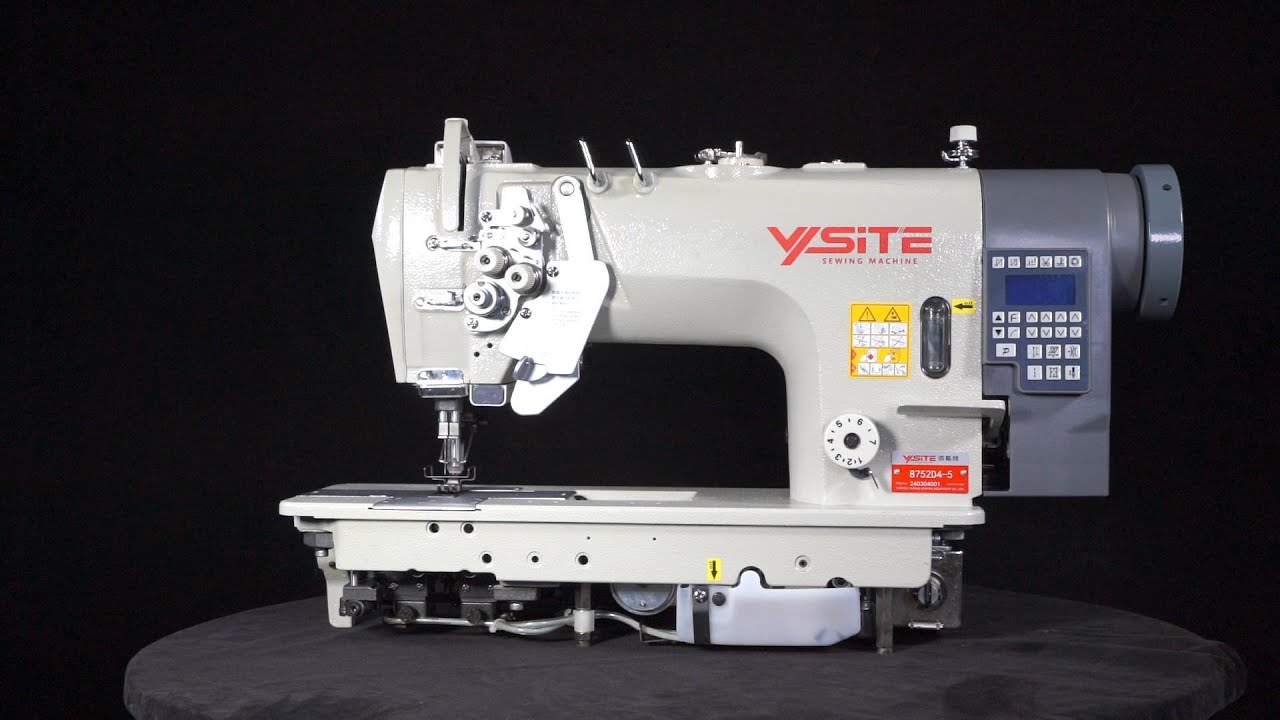 8750 D4 lintelligent double needle machine split needle bar,large hook