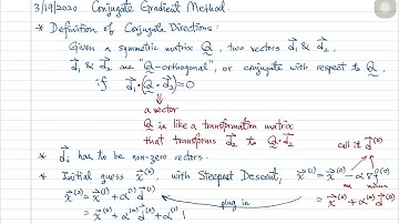 Opt.05 Conjugate Gradient Proof Part1