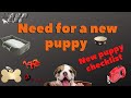 Things youll need for a new puppy-What to buy for your puppy?