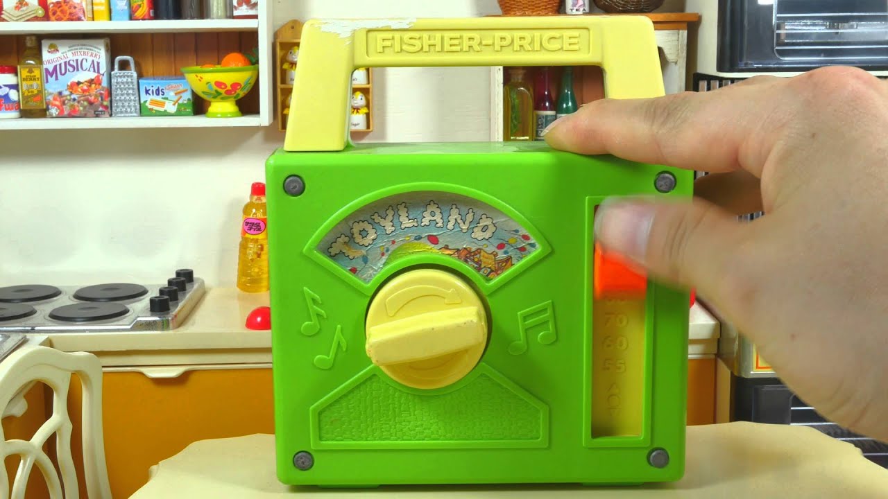 Vintage 1983 Fisher Price Toyland Orgel, Music Box / 빈티지 피셔프라이스 오르골, 뮤직