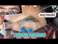 Eyebrow threading for thick hair | @bhatia bijal .