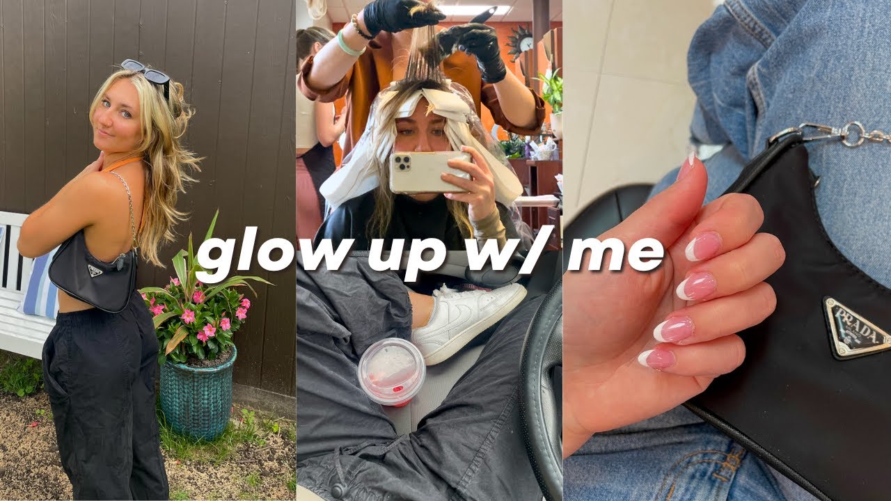 HUGE SUMMER GLOW UP hair done, nails, tan & more!! *0-100* - YouTube