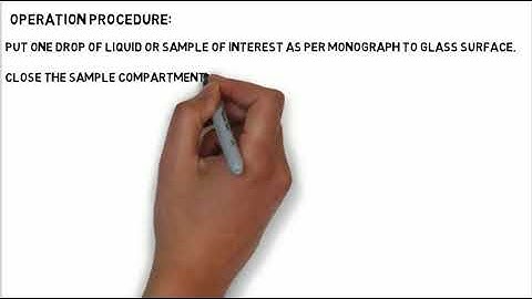 OPERATION AND CALIBRATION OF REFRACTOMETER MAKE ADVANCE | MEDIKEMS