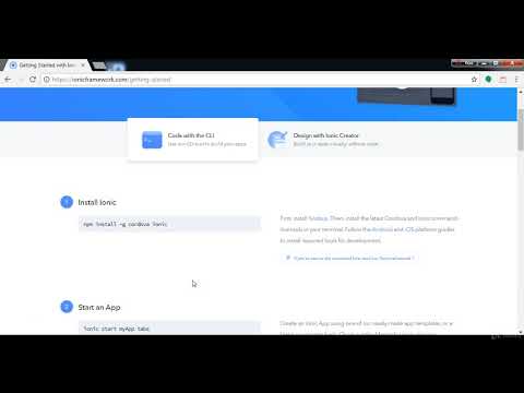 4.install ionic and  cordova