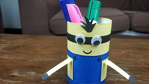 How to Make Minion Pen Holder