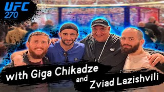 Going to UFC270 with zviad lazishvili / adjarian khachapuri with giga chikadze