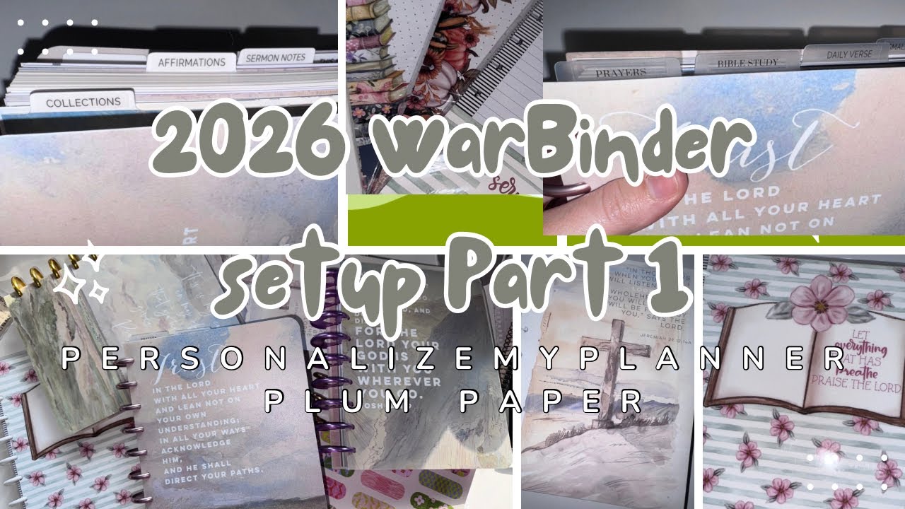 Серия «Настройка Warbinder» (часть первая) | Планировщик веры | PersonalizeMyPlanner