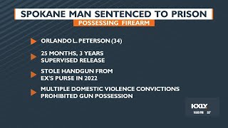 Spokane man with history of DV arrested for stealing gun