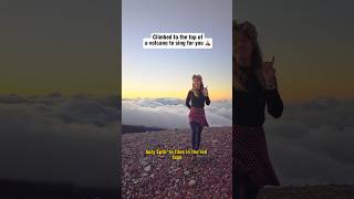 Thumbnail for Volcano’s erupting? Same. Everything’s Fine🔥Who’s been here or wants to go here 👀 #shorts #volcano