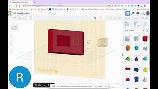 Tinkercad   Camera display