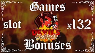 Big win! x132 Bonus game Devil’s Delight Slot Machine