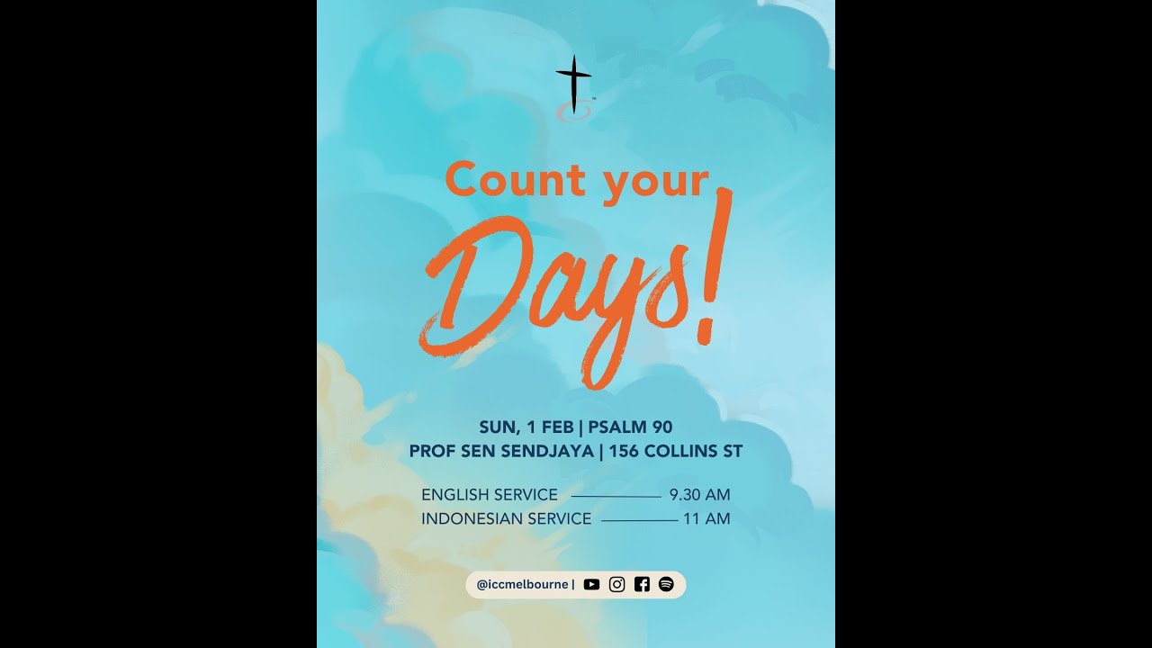 Count Your Days (Mazmur 90) | Prof Sen Sendjaya (01 Feb 2026)