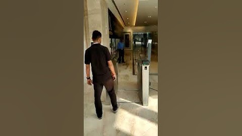 Flap barrier with Face / Biometric Attendance machine