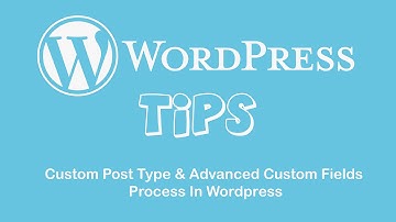 Custom Post Type and Advanced Custom Fields Process In WordPress