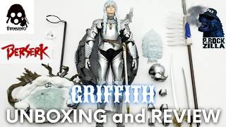 Threezero Griffith (Reborn Band of Falcon Deluxe Ver.) 1/6 Scale Limited Figure Unboxing & Review