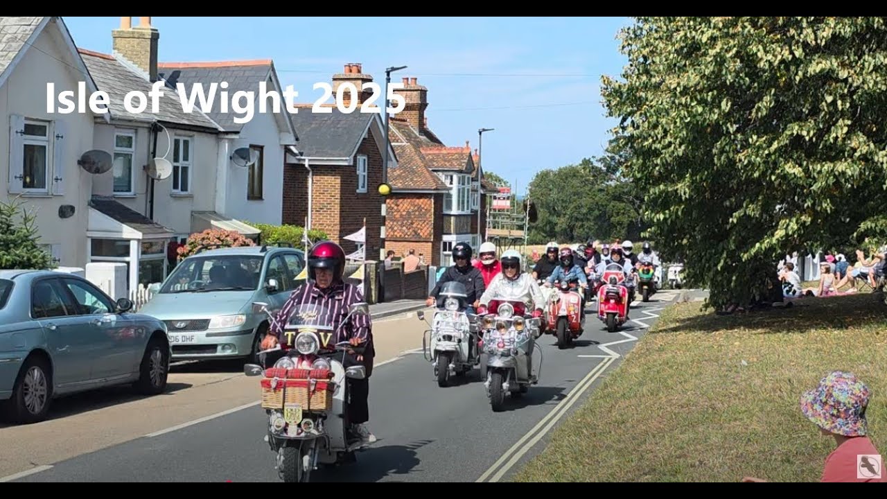 Isle of Wight Scooter Rally - 2025 - Ride Out - 24AUG25