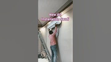 split type aircon fitting||Mini split installation|| new AC Installation #shorts #shotrs #shortvideo