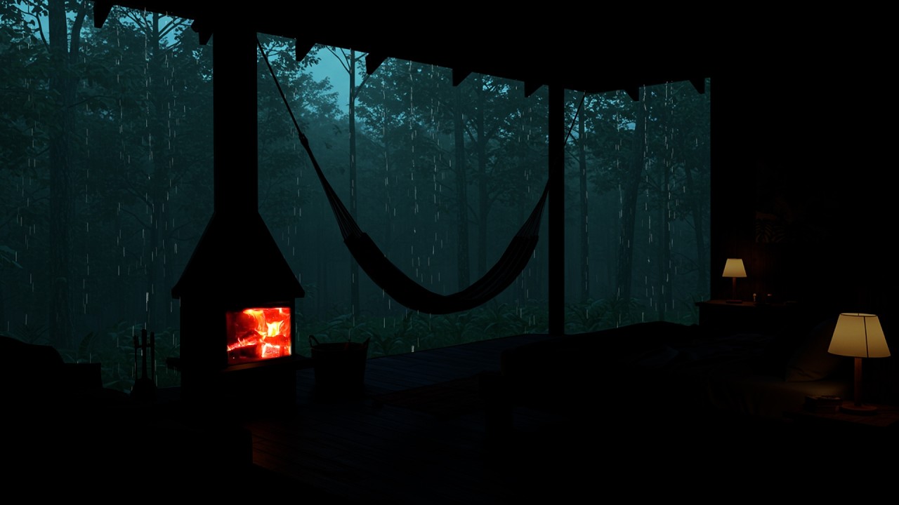 O Som Da Chuva Noturna Que Acalma A Alma - Sono Profundo Sem Esforço