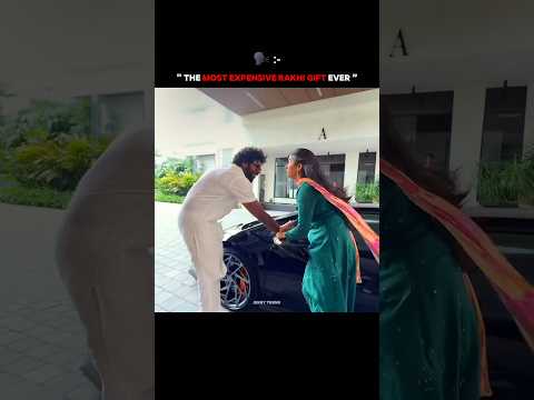 Pov :- " The Most Expensive Rakhi Gift Ever ” ☠️ #shorts #shortsfeed