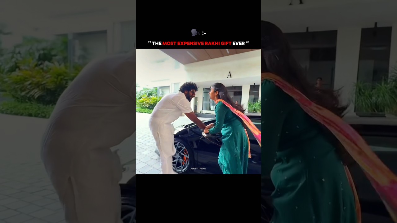 Pov :- " The Most Expensive Rakhi Gift Ever ” ☠️ #shorts #shortsfeed