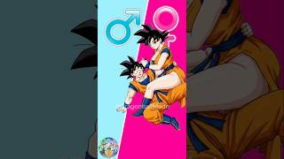 dragon ball z characters in female genderbender #shorts #dbz #dragonball