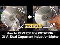 How to REVERSE the ROTATION of an Induction Motor