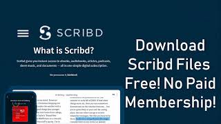100% Working! Download Scribd Files for Free NO PAYMENT REQUIRED | Hani Law Channel