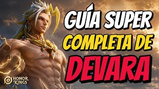 Guia Super COMPLETA DEVARA - Equipo, Arcanas y Combos #HonorOfKings #HOK #JuegaHOK #Analisis #Guia