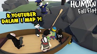 KAMI 8 YOUTUBER CUMA BISA NGAKAK MAIN INI - Human Fall Flat