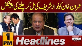 Nawaz Sharif offer To Imran Khan | News Headlines 1 PM | 19 May 2024 | Latest News | Pakistan News